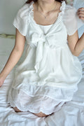 Ribbon Top White