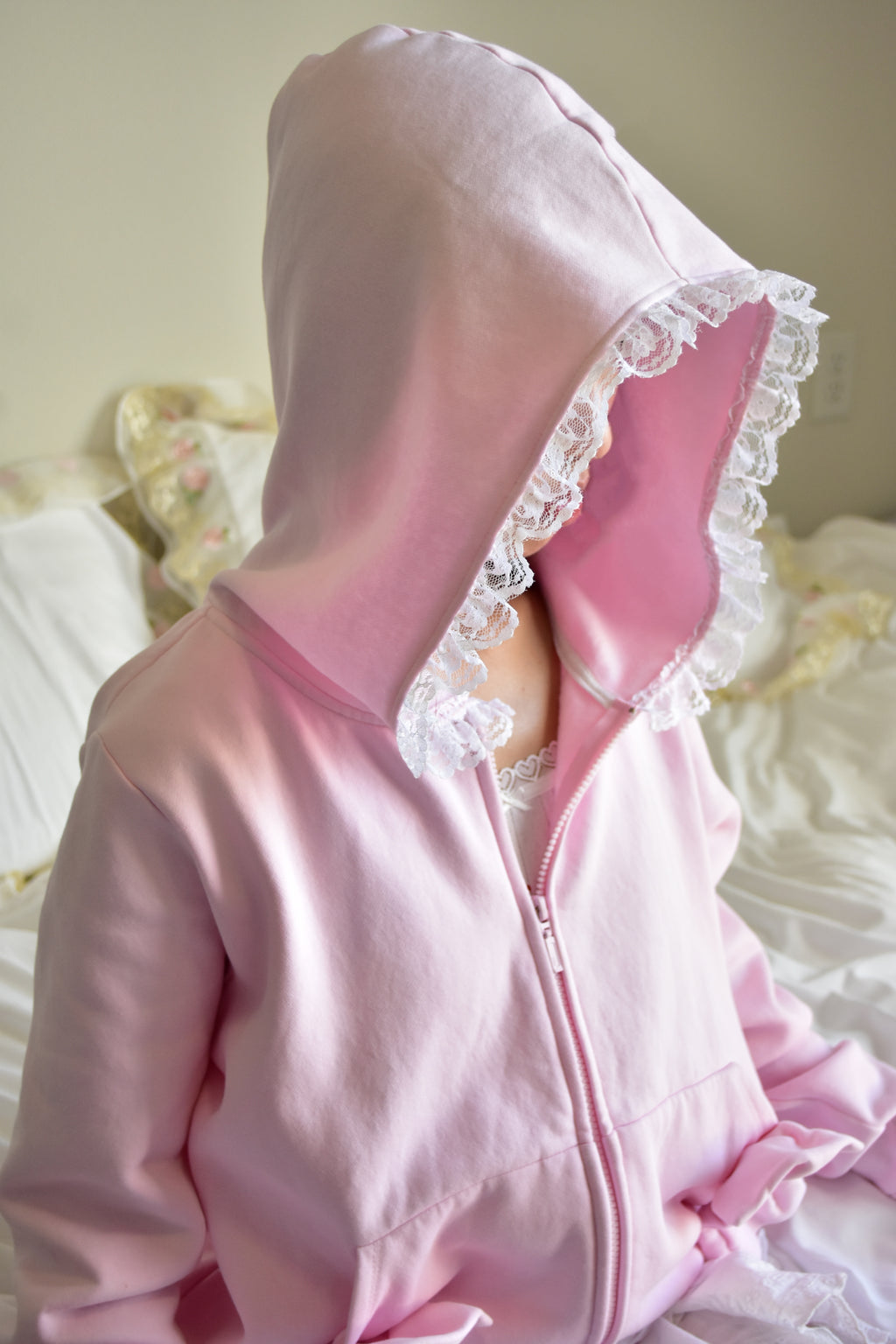 Bow Hoodie Pink