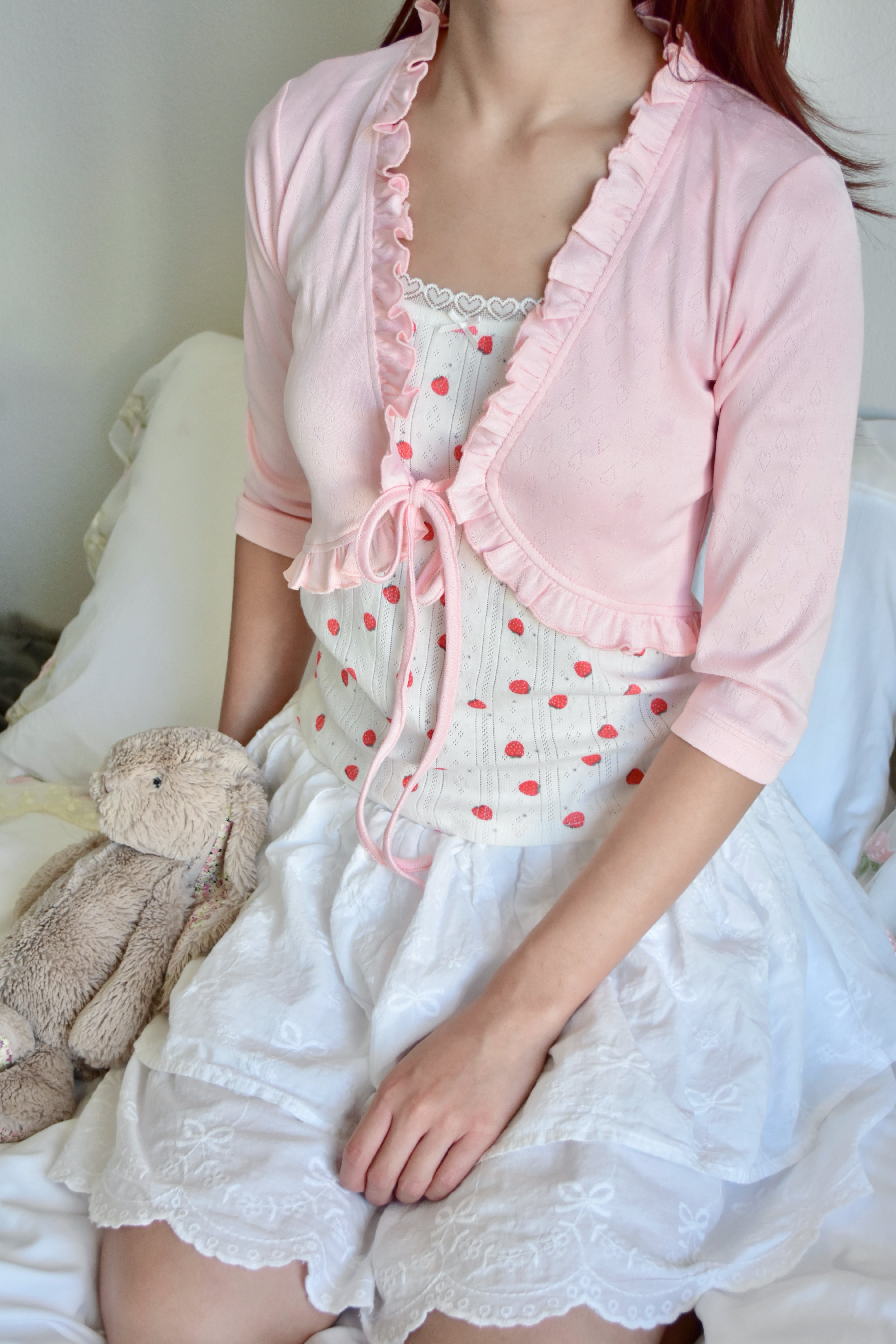 Sweetheart Bolero Pink